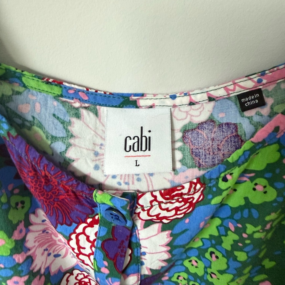 CAbi Green Isla Cami Top - Picture 3 of 4